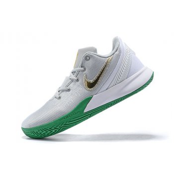 Nike Kyrie Flytrap 2 Wolf Grey Metallic Gold-Green Shoes